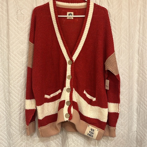 NWT Free People We The Free Chelsea Cardi - Picture 5 of 13